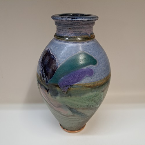#251232 Vase Blue & Green$28 at Hunter Wolff Gallery